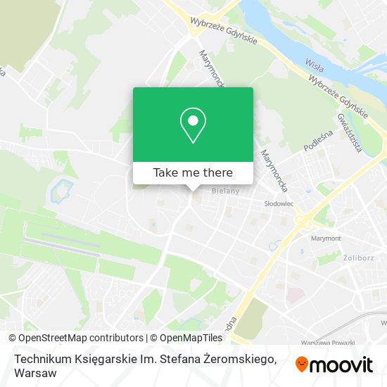 Карта Technikum Księgarskie Im. Stefana Żeromskiego