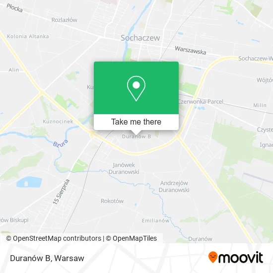 Duranów B map