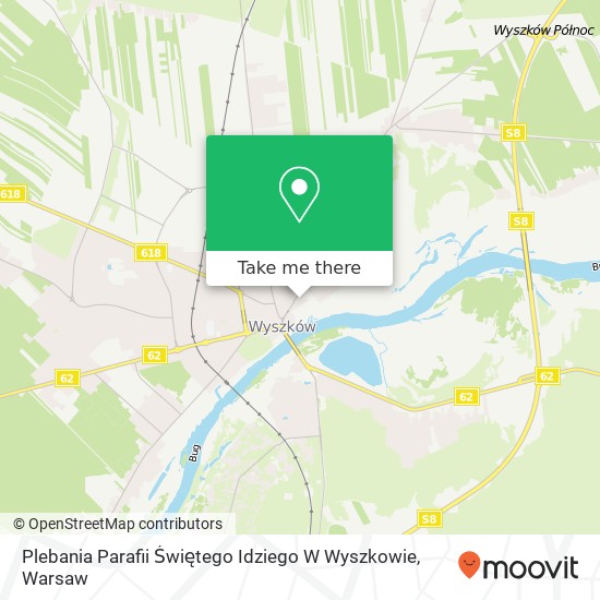 Plebania Parafii Świętego Idziego W Wyszkowie map