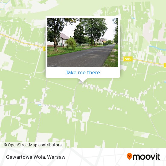 Gawartowa Wola map