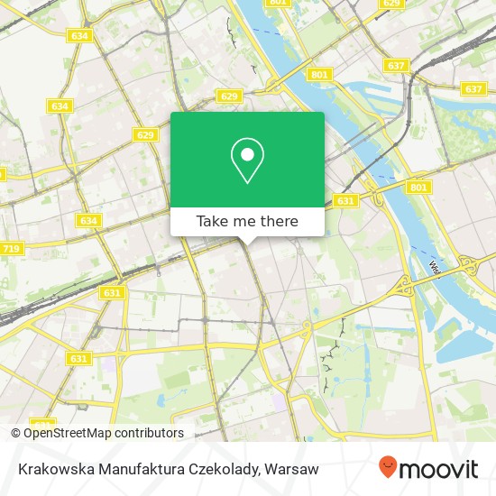 Krakowska Manufaktura Czekolady map