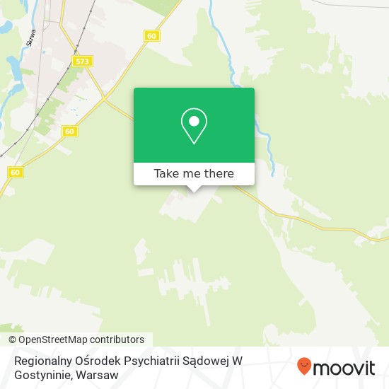 Regionalny Ośrodek Psychiatrii Sądowej W Gostyninie map