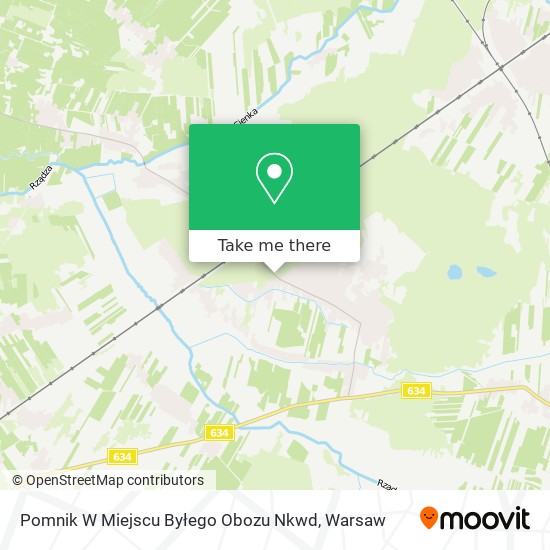 Pomnik W Miejscu Byłego Obozu Nkwd map