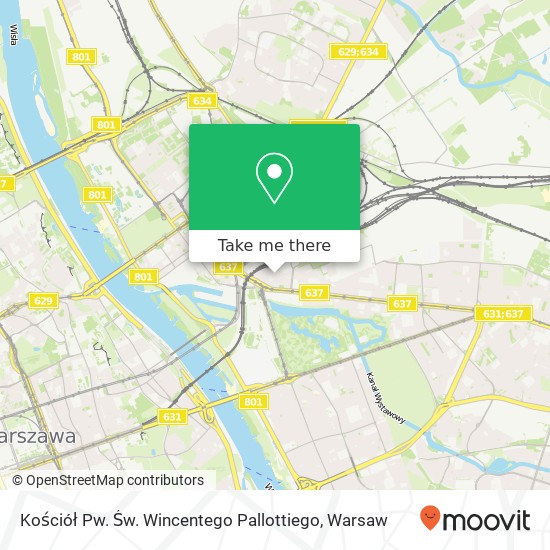 Kościół Pw. Św. Wincentego Pallottiego map