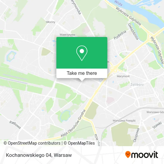 Kochanowskiego 04 map