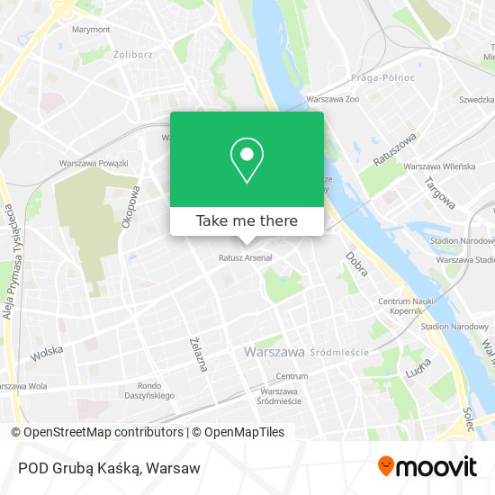 POD Grubą Kaśką map