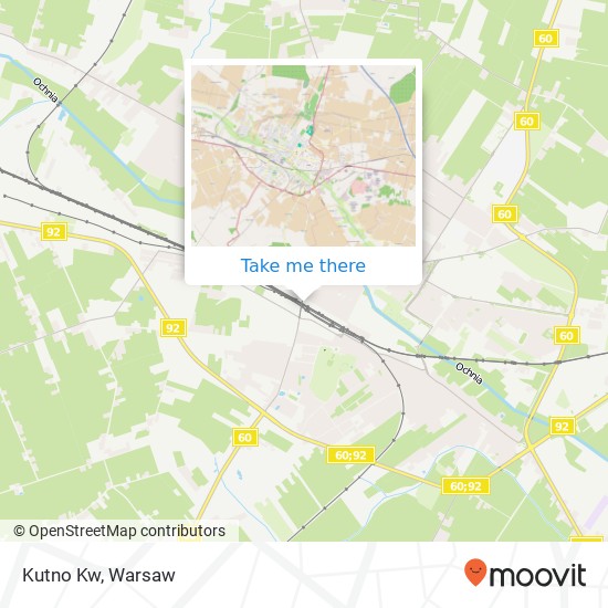 Kutno Kw map