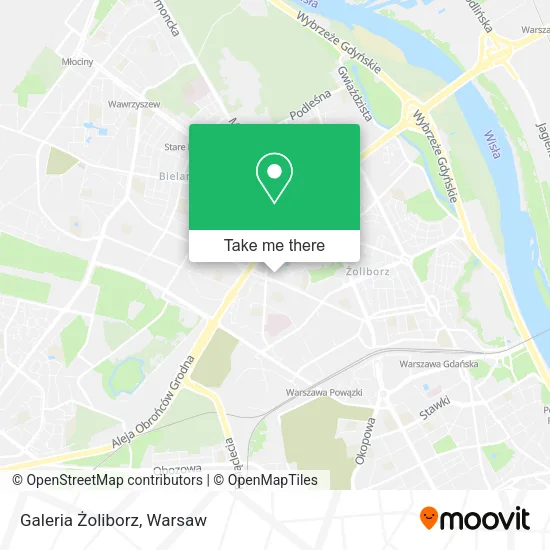Galeria Żoliborz map