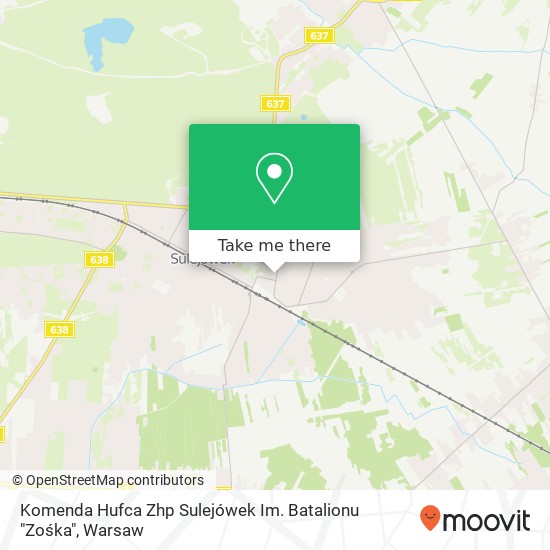 Komenda Hufca Zhp Sulejówek Im. Batalionu "Zośka" map