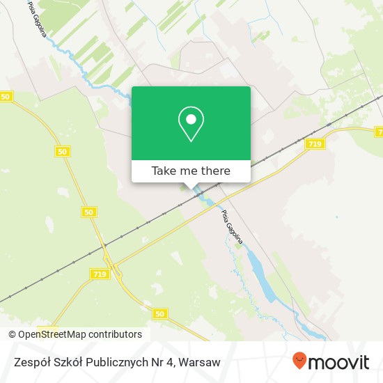 Zespół Szkół Publicznych Nr 4 map