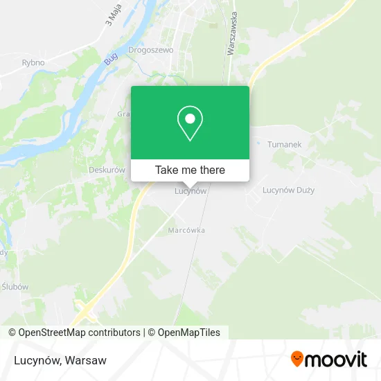Lucynów map