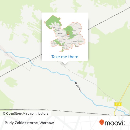 Budy Zaklasztorne map