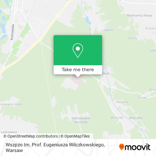 Wszpzo Im. Prof. Eugeniusza Wilczkowskiego map