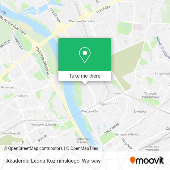 Карта Akademia Leona Koźmińskiego