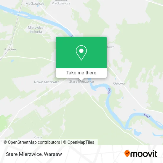 Stare Mierzwice map