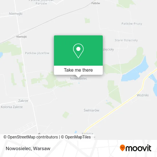 Nowosielec map