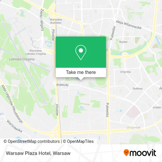 Warsaw Plaza Hotel map