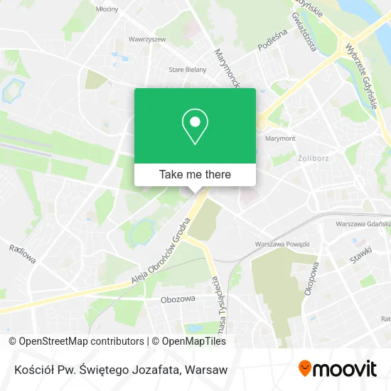 Kościół Pw. Świętego Jozafata map