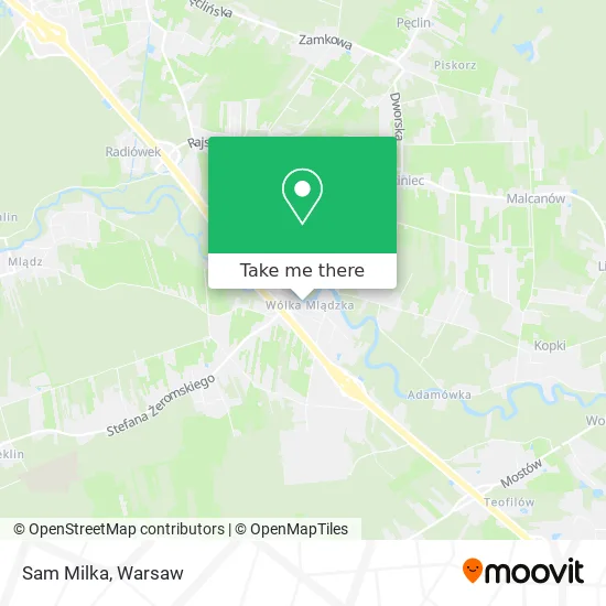 Sam Milka map