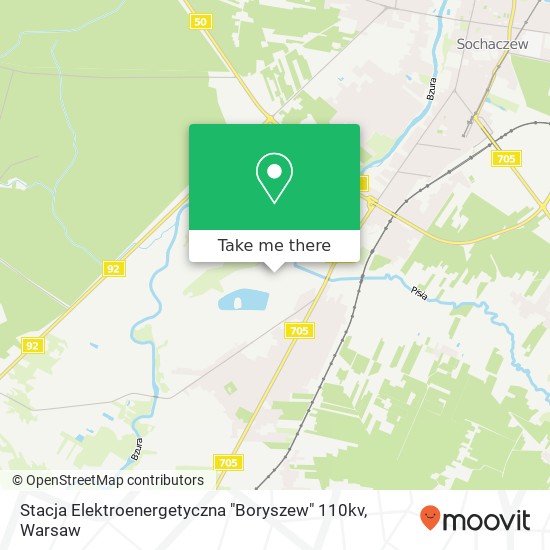 Stacja Elektroenergetyczna "Boryszew" 110kv map