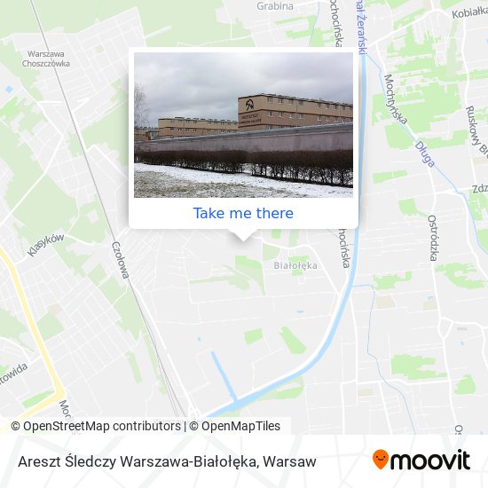 Areszt Śledczy Warszawa-Białołęka map