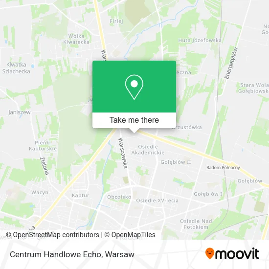 Карта Centrum Handlowe Echo