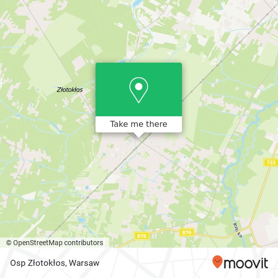 Osp Złotokłos map