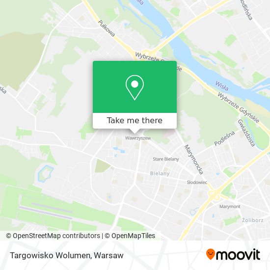 Targowisko Wolumen map