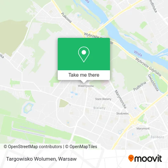 Targowisko Wolumen map