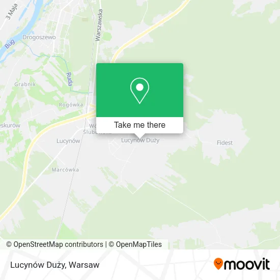 Карта Lucynów Duży