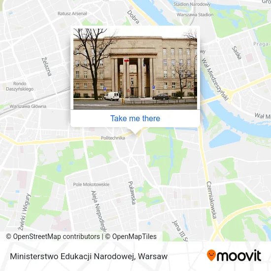 Ministerstwo Edukacji Narodowej map