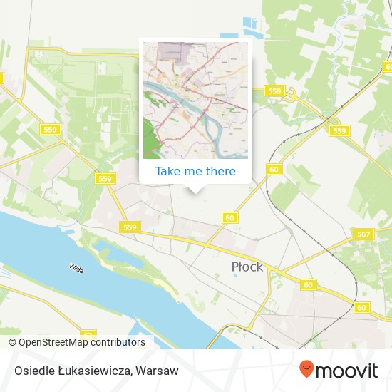 Osiedle Łukasiewicza map