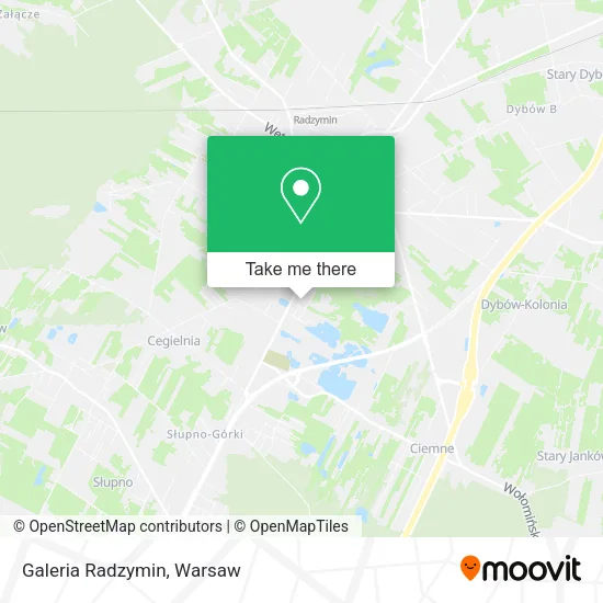 Карта Galeria Radzymin