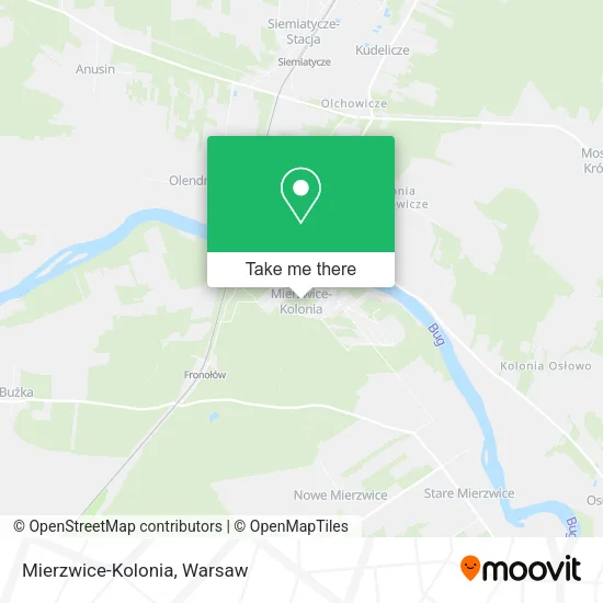 Mierzwice-Kolonia map