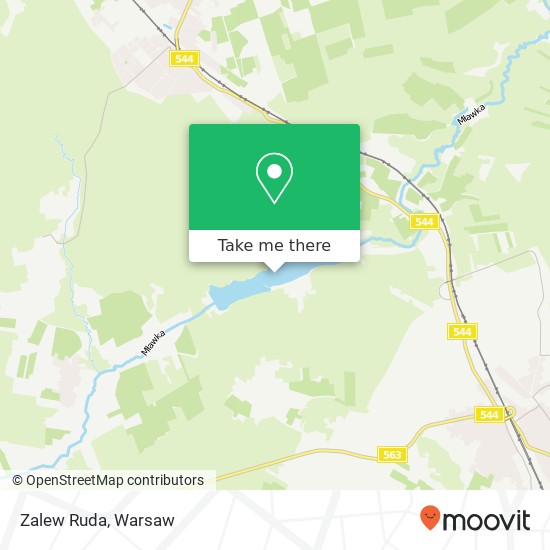 Zalew Ruda map