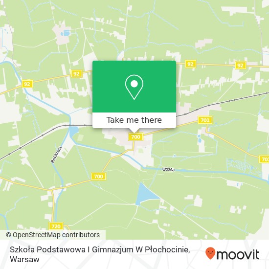 Szkoła Podstawowa I Gimnazjum W Płochocinie map