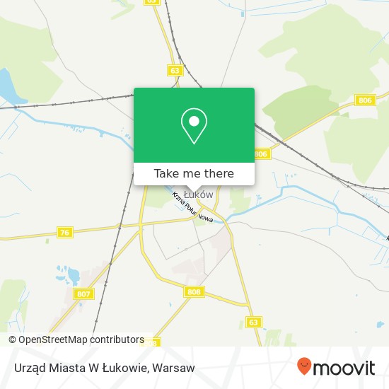 Urząd Miasta W Łukowie map