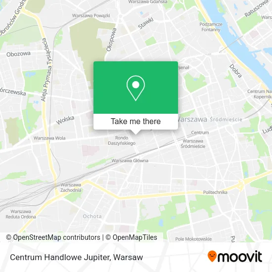 Centrum Handlowe Jupiter map