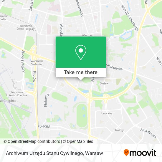 Archiwum Urzędu Stanu Cywilnego map