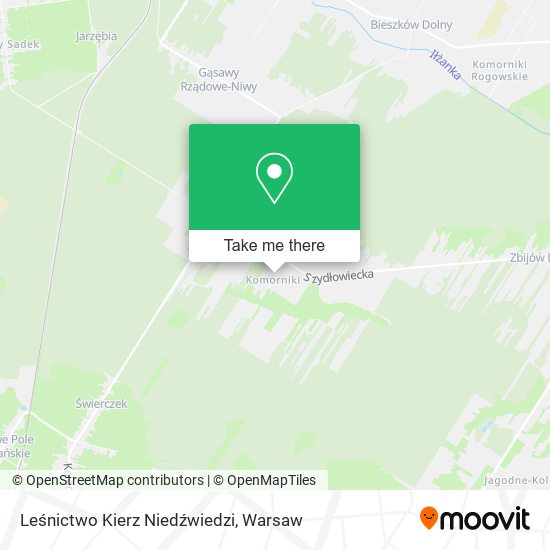 Leśnictwo Kierz Niedźwiedzi map