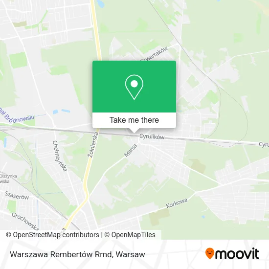 Warszawa Rembertów Rmd map