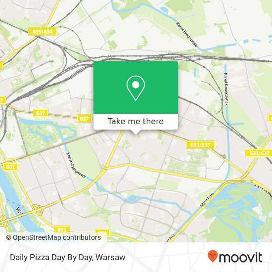 Daily Pizza Day By Day map