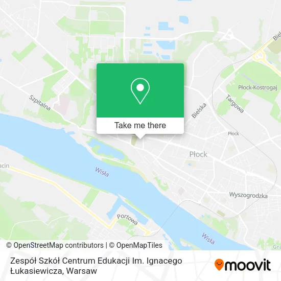 Карта Zespół Szkół Centrum Edukacji Im. Ignacego Łukasiewicza