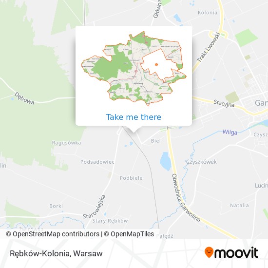 Rębków-Kolonia map