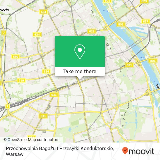 Przechowalnia Bagażu I Przesyłki Konduktorskie map