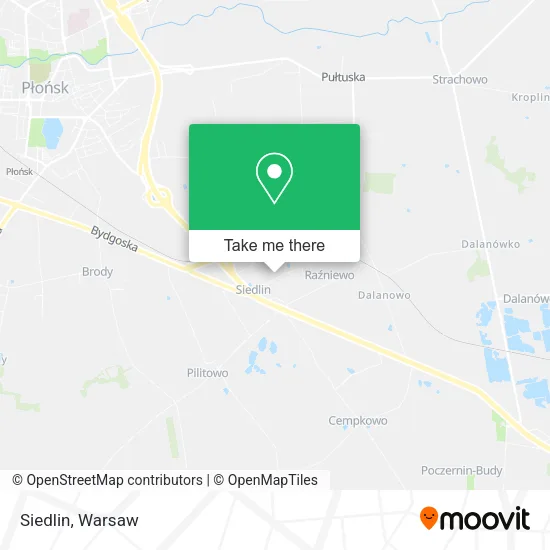 Siedlin map