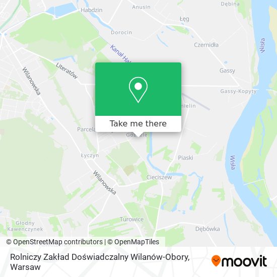 Rolniczy Zakład Doświadczalny Wilanów-Obory map