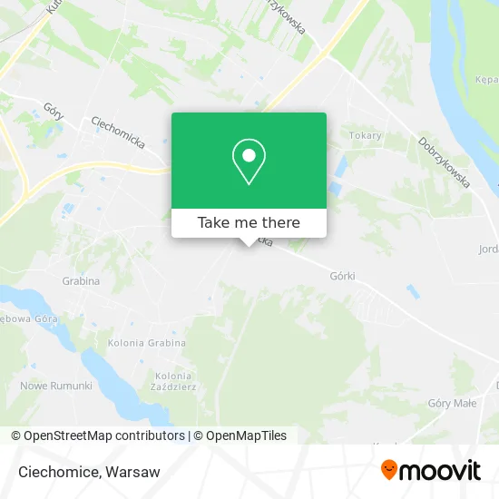 Карта Ciechomice