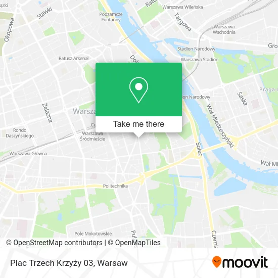 Plac Trzech Krzyży 03 map