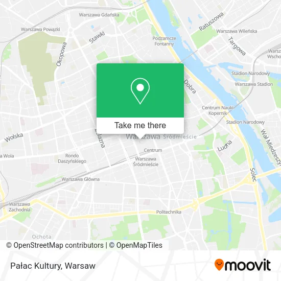 Pałac Kultury map